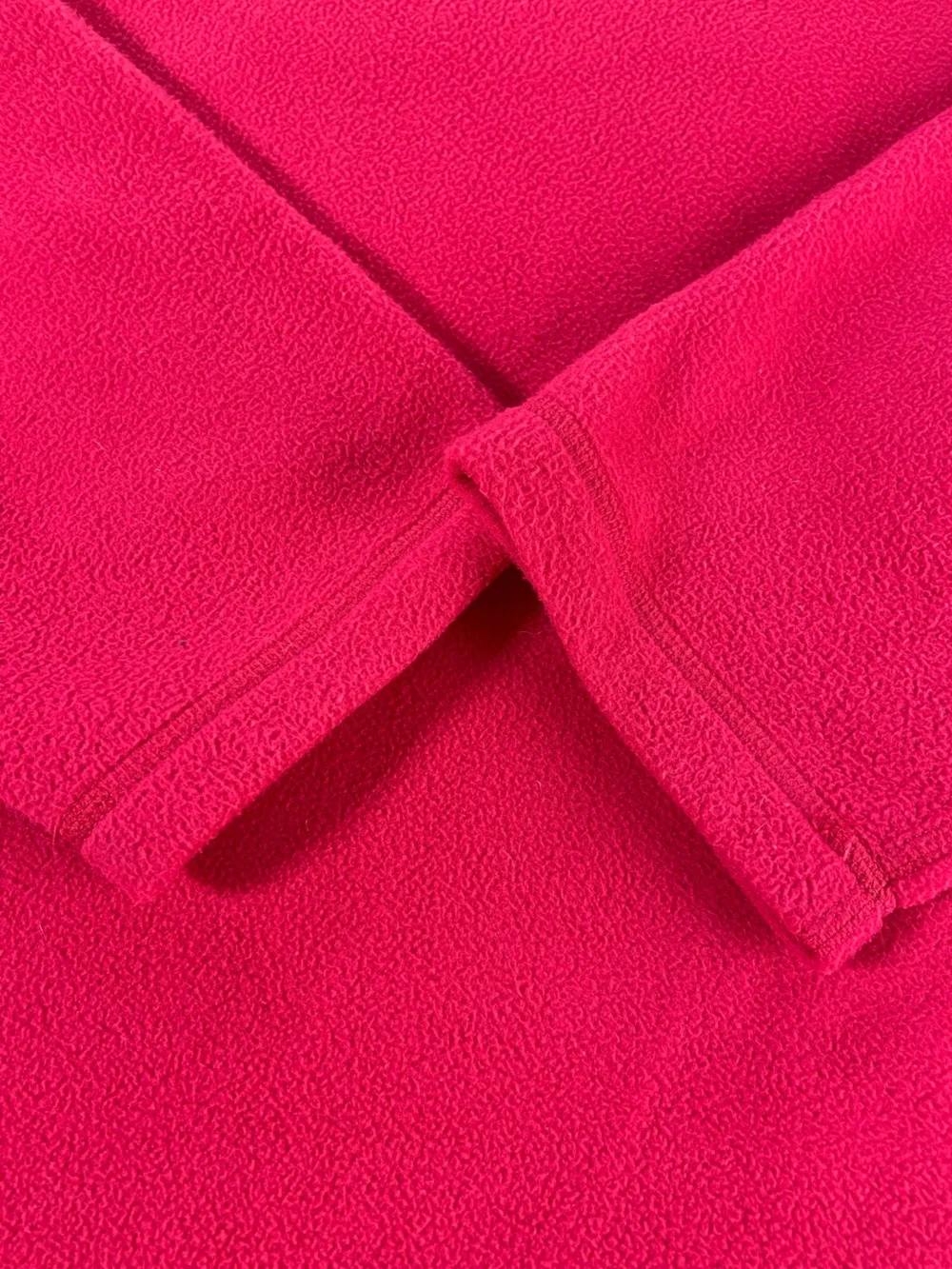 The North Face TKA 100 1/4 Zip Fleece Pullover Red Men’s Large L